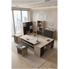 Yuru Design Vario ABCDEFG2 3 Renk Ofis Masa Makam Takımı
