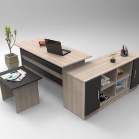 Yuru Design Vario ABF Beyaz Ofis Büro Masa Takımı