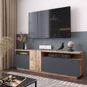 Yurudesign FR6-AA Future Çam-Antrasit Tv Ünitesi