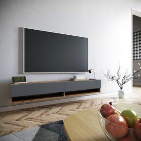 Yurudesign FR9-AA Future Çam-Antrasit Tv Ünitesi