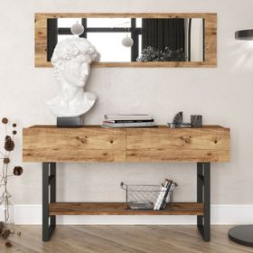 Yurudesign İron Metal Aynalı Kapaklı Dresuar