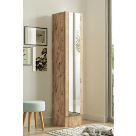 Yurudesign İron Serisi Aynalı Ayakkabılık Dolap