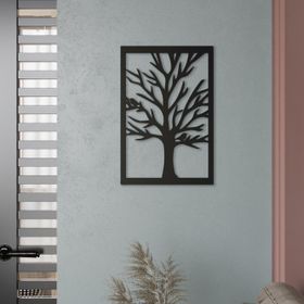Yurudesign LA7-B 30x45 cm Ağaç Lazer Cnc Kesim Metal Duvar Tablo