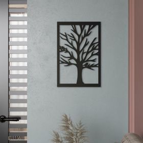 Yurudesign LA7-B 30x45 cm Ağaç Lazer Cnc Kesim Metal Duvar Tablo