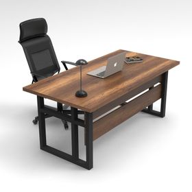 Yurudesign Marken A Metal Ayaklı Barok 180x90 cm Ofis Çalışma Masası