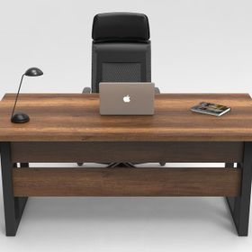 Yurudesign Marken A Metal Ayaklı Barok 180x90 cm Ofis Çalışma Masası