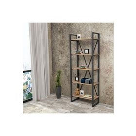 Yurudesign ML1 5 Raflı Iron Metal Kitaplık