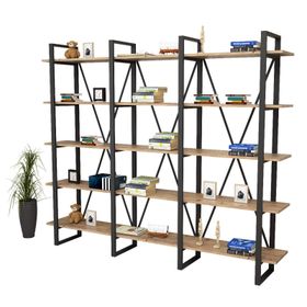 Yurudesign ML4 5 Raflı Iron Metal Kitaplık