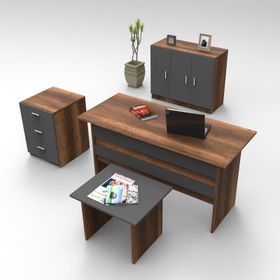 Yurudesign Vario Abce Antrasit Ofis Büro Masa Takımı