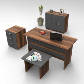 Yurudesign Vario Abce Antrasit Ofis Büro Masa Takımı