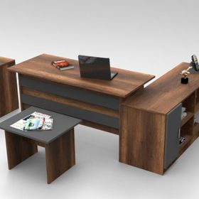 Yurudesign Vario Abcf Antrasit Ofis Büro Masa Takımı