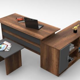 Yurudesign Vario Abf Antrasit Ofis Büro Masa Takımı