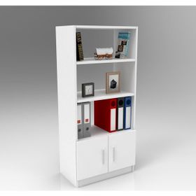 Yurudesign Vario D Ofis 3 Renk Beyaz Kitaplık