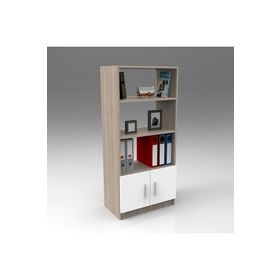 Yurudesign Vario D Ofis 3 Renk Beyaz Kitaplık