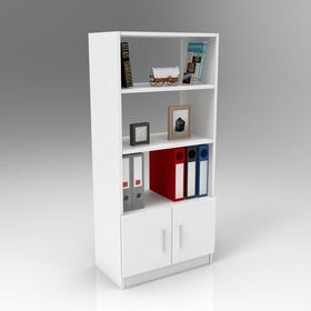 Yurudesign Vario D Ofis 3 Renk Beyaz Kitaplık