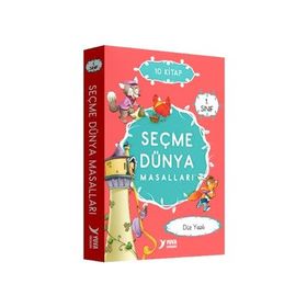 Yuva Yayınları 1. Sınıf Düz Yazı Seçme Dünya Masalları 10 Kitap