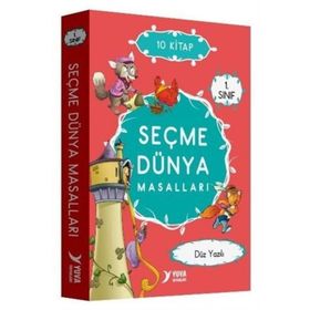 Yuva Yayınları 1. Sınıf Düz Yazı Seçme Dünya Masalları 10 Kitap
