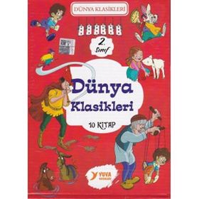 Yuva Yayınları - 2. Sınıf Dünya Klasikleri Serisi 10 Kitaplık Set