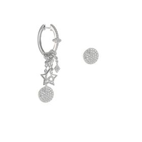 Yuvarlak Modeli Şans Kadın Gümüş Küpe