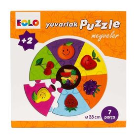 Yuvarlak Puzzle - Meyveler - imami gazali Eolo Eğitici Oyuncak Komisyon