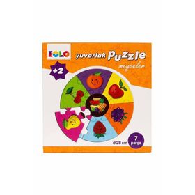 Yuvarlak Puzzle - Meyveler - imami gazali Eolo Eğitici Oyuncak Komisyon