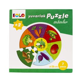 Yuvarlak Puzzle - Sebzeler - Muhammed Fuad Abdulbaki