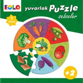 Yuvarlak Puzzle - Sebzeler - Muhammed Fuad Abdulbaki