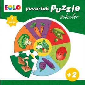 Yuvarlak Puzzle - Sebzeler - Muhammed Fuad Abdulbaki