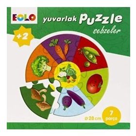 Yuvarlak Puzzle - Sebzeler - Muhammed Fuad Abdulbaki