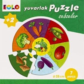 Yuvarlak Puzzle - Sebzeler - Muhammed Fuad Abdulbaki