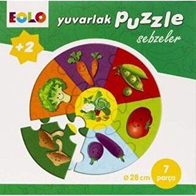 Yuvarlak Puzzle - Sebzeler - Muhammed Fuad Abdulbaki