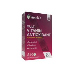Yuxelvit Multivitamin Antioxidant Resveratrol Glutatyon 30 Tablet