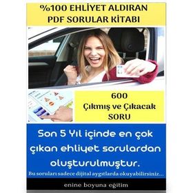 Yüzde Yüz Ehliyet Aldıran PDF Sorular - Enine Boyuna Eğitim