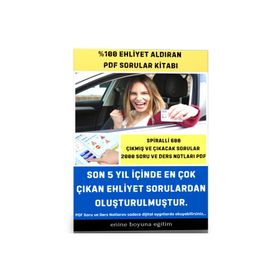 Yüzde Yüz Ehliyet Aldıran PDF Sorular - Enine Boyuna Eğitim