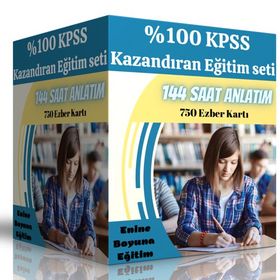 Yüzde Yüz KPSS Kazandıran Eğitim Seti - Enine Boyuna Eğitim