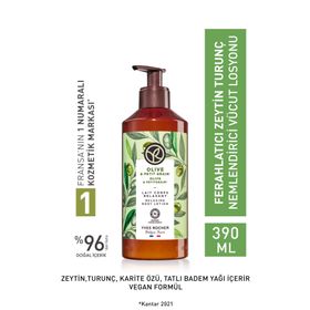 Yves Rocher 390 ml Ferahlatıcı Zeytin Turunç Nemlendirici Vücut Losyonu