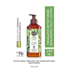 Yves Rocher 390 ml Ferahlatıcı Zeytin Turunç Nemlendirici Vücut Losyonu