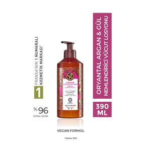 Yves Rocher 390 ml Oryantal Argan Gül Nemlendirici Vücut Losyonu