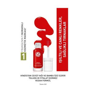 Yves Rocher 5 ml Açık Kırmızı Go Green Oje
