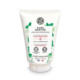 Yves Rocher Pure 125 ml Menthe Siyah Nokta Karşıtı Peeling Etkili Yüz Yıkama Jeli