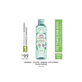 Yves Rocher Pure Menthe Yağ Dengeleyici Arındırıcı 200 ml Yüz ve Makyaj Temizleme Suyu