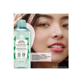 Yves Rocher Pure Menthe Yağ Dengeleyici Arındırıcı 400 ml Yüz ve Makyaj Temizleme Suyu