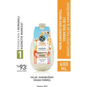Yves Rocher Rahatlatıcı Yulaf Karabuğday 600 ml Yedek Duş Jeli