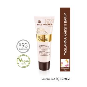 Yves Rocher Riche Creme SPF20 Yaşlanma ve Leke Karşıtı 50 ml El Kremi