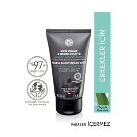 Yves Rocher Soin Visage Barbe Courte Nemlendiren Rahatlatan 50 ml Yüz ve Sakal Bakım Kremi