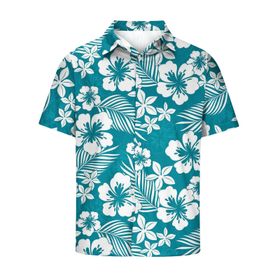 YWBleked Hawaii Stil Rahat Beyaz Erkek Gömlek