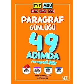 Yz Paragraf Günlüğü 49 Adımda Tyt Msü Ales Kpss Dgs Sınavlarına Hazırlık