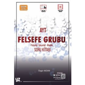 YZ Yayınları AYT Felsefe Grubu Soru Kitabı