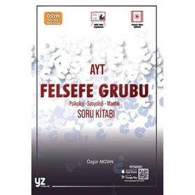YZ Yayınları AYT Felsefe Grubu Soru Kitabı
