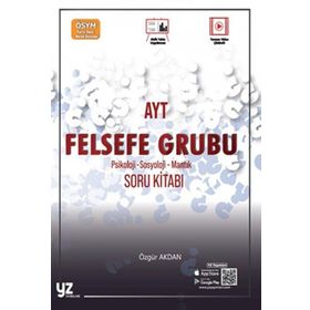 YZ Yayınları AYT Felsefe Grubu Soru Kitabı